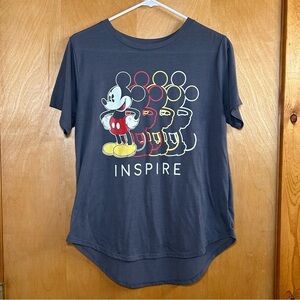 Junior girls, Disney, Mickey Mouse Inspire T-shirt, dark gray size XL 15–17